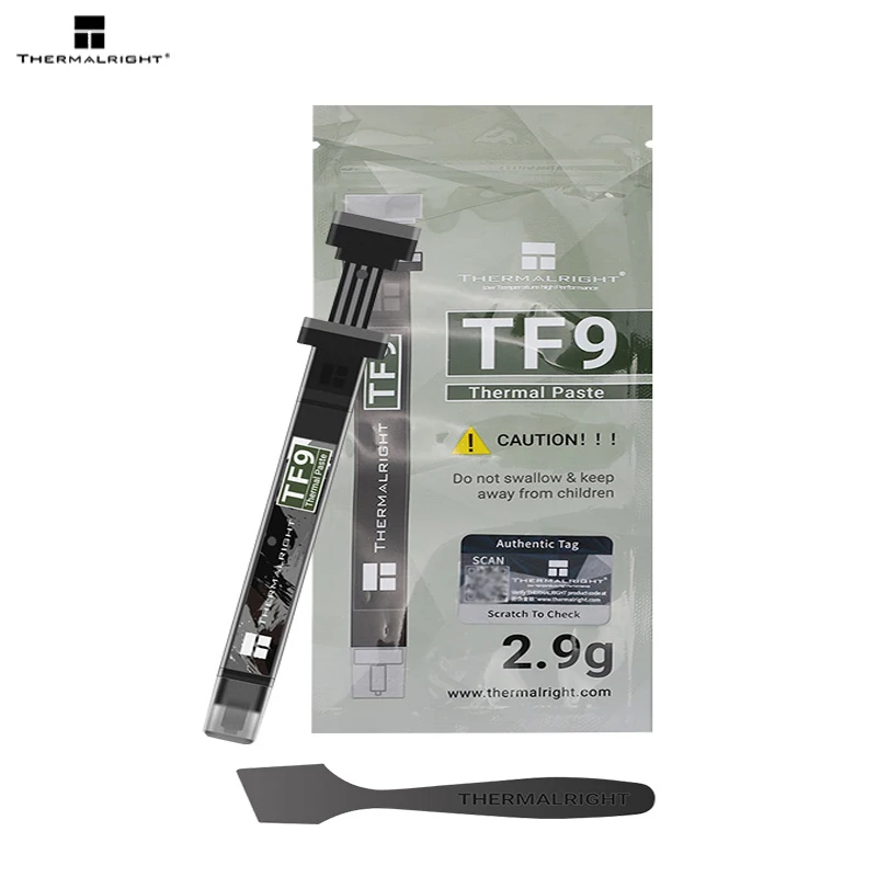 Thermalright-grasa térmica TF9 de alto rendimiento para enfriador de CPU, disipador de calor para ordenador, 14 W/M.K, 1,5g/2,9g