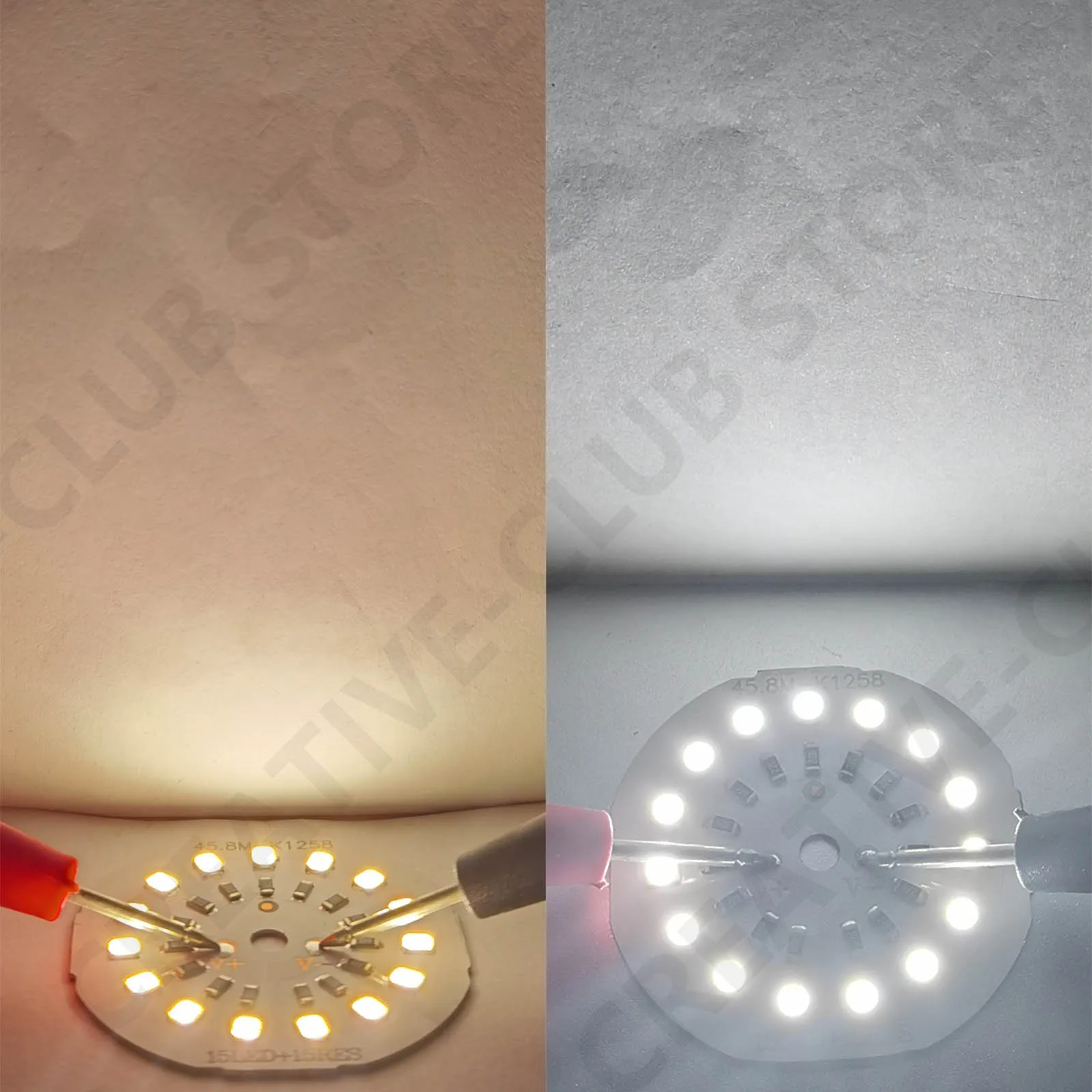 Panel de luz LED con atenuador de Control remoto, 13W, 17W, 21W, 25W, DC12V, LED blanco frío y cálido, PCB, sustrato de aluminio, bombilla redonda DIY - imagen 5