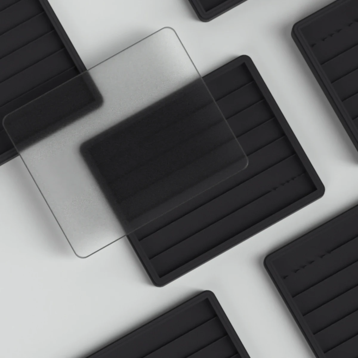 ECHOME-organizador multicapa para teclado mecánico, juego de tapas de teclas PBT apilables multicolor, estuche de almacenamiento, pantalla de colección - imagen 5