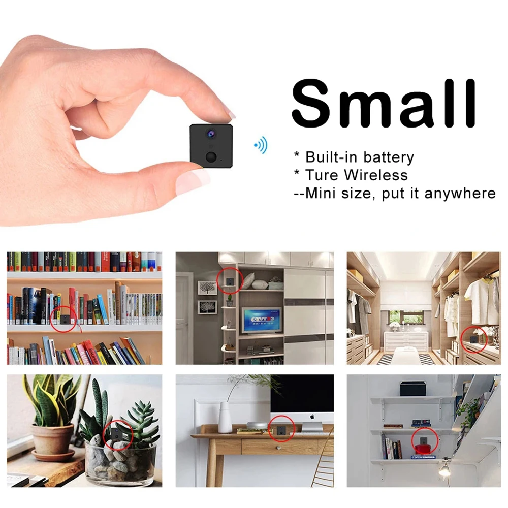 Mini cámara de seguridad 4G tarjeta SIM WiFi 5MP visión nocturna videocámara vigilancia batería 3000mAh intercomunicador voz baja potencia CCTV - imagen 4