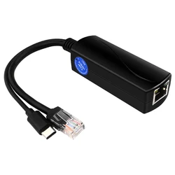 Splitter PoE Gigabit USB-C 5V para Raspberry Pi 4B y 5 – 802.3af
