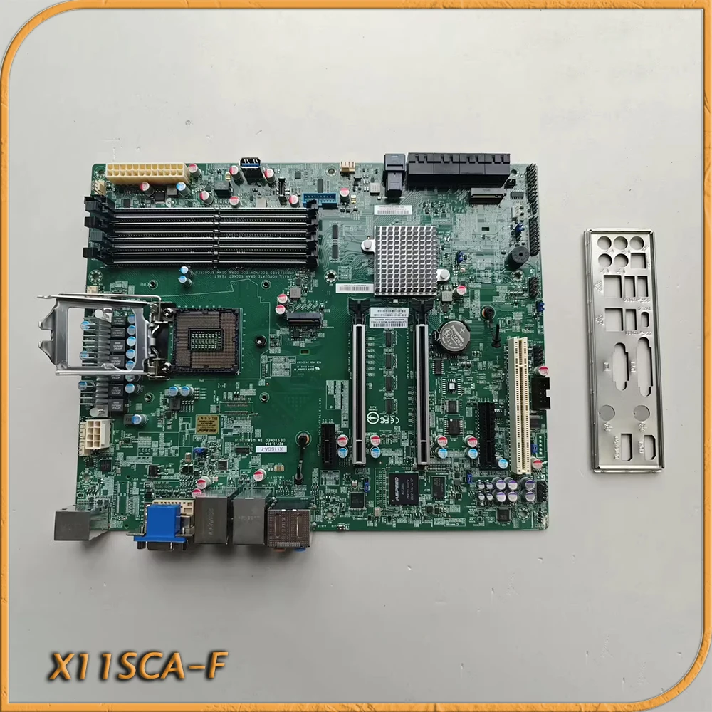 X11SCA-F para placa base de estación de trabajo unidireccional Supermicro LGA1151 C246 DDR4