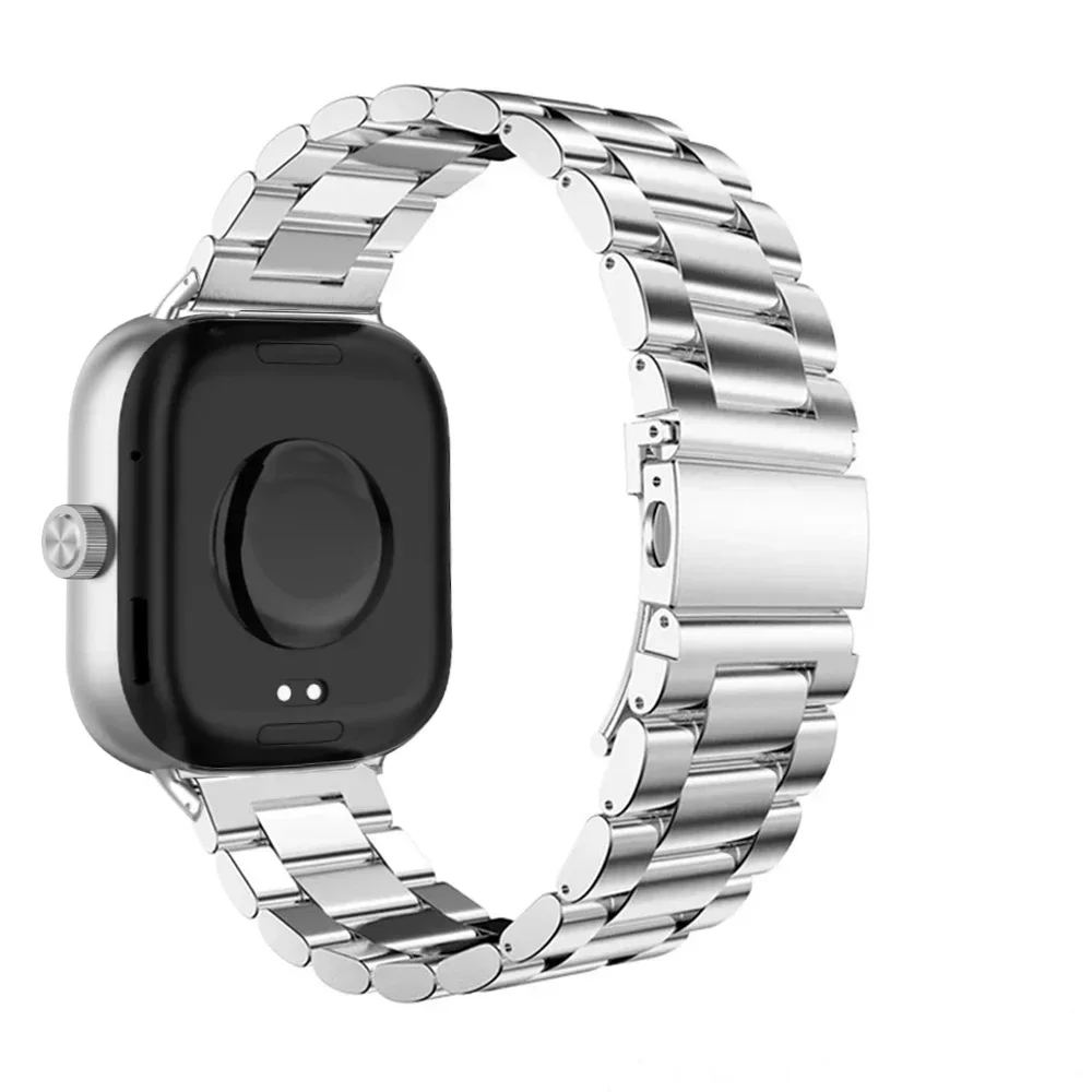 Correa de acero inoxidable para reloj Redmi 4, pulsera SmartWatch para hombre, pulsera de eslabones de metal, correa xiaomi mi band 8 pro - imagen 4
