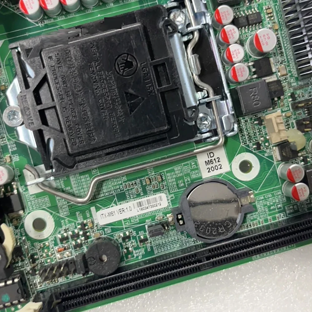 Placa base de control industrial con puerto Ethernet gigabit dual LGA1155 ITX-M61 - imagen 2