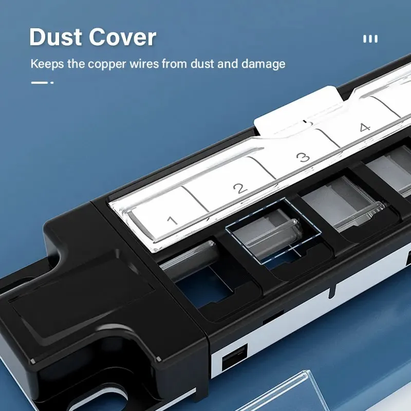 Panel de conexión blindado ZoeRax RJ45 con conector Keystone CAT7 1U Panel de conexión de 19 pulgadas con barra trasera extraíble para cable Ethernet CAT7/6A - imagen 5