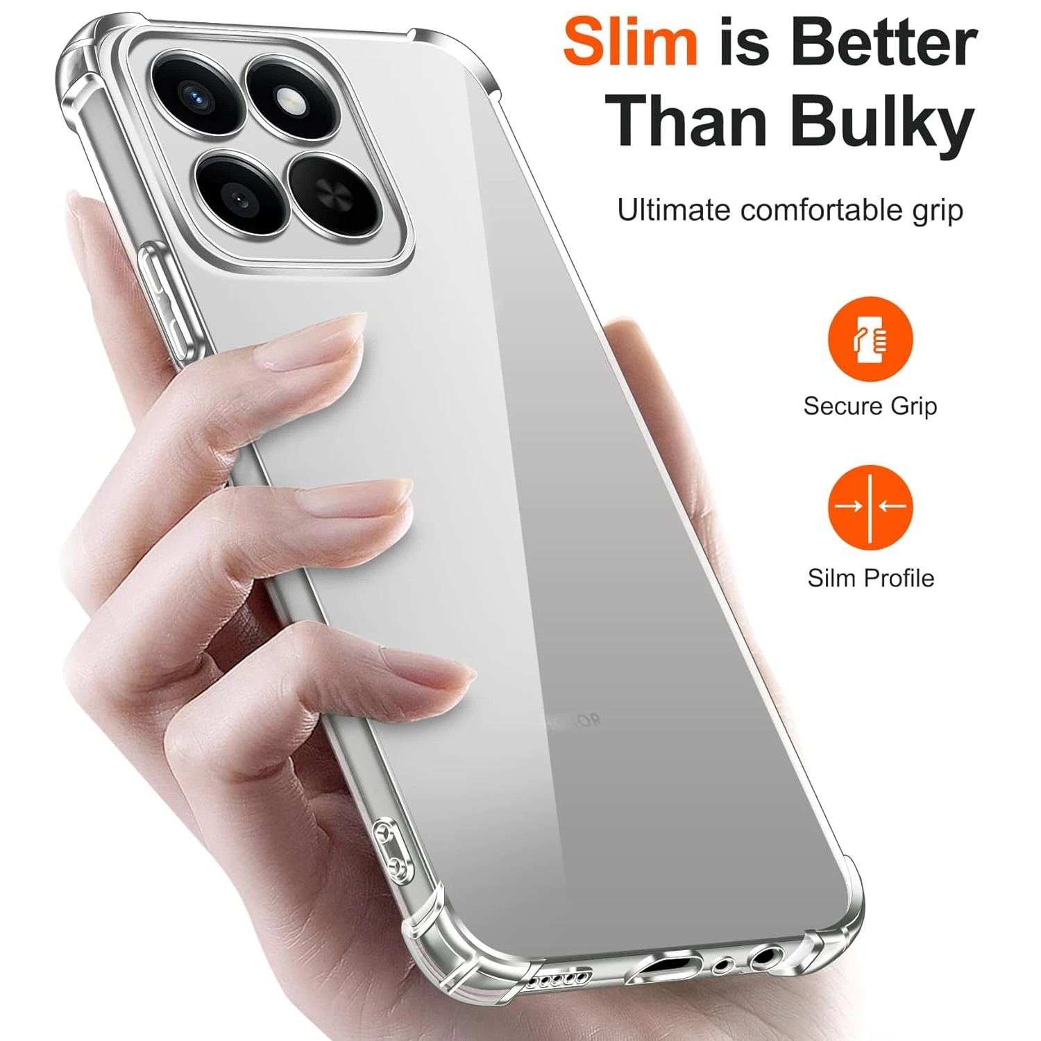 Funda transparente de TPU para Honor 400 Smart 5G, funda protectora de cuatro esquinas a prueba de golpes, Fundas - imagen 2