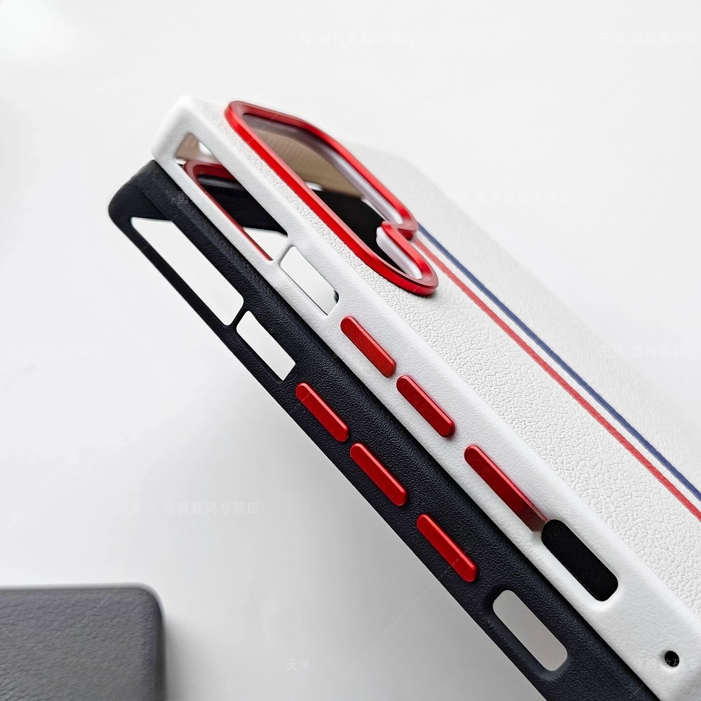 Funda para Red Magic 11 Pro 10 Pro, Funda minimalista de cuero agradable para la piel para Red Magic 11 Pro + 10S Pro + Funda de parachoques a prueba de golpes - imagen 3