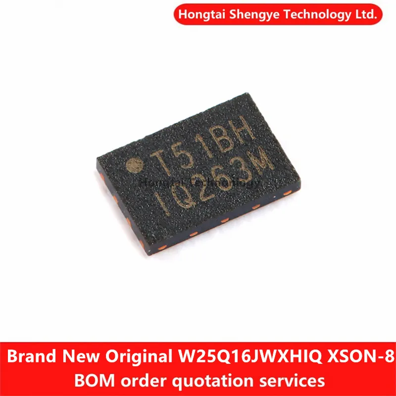 Nuevo Original SMT W25Q16JWXHIQ XSON-8 1,8 V 16M-bit Chip de memoria Flash serie