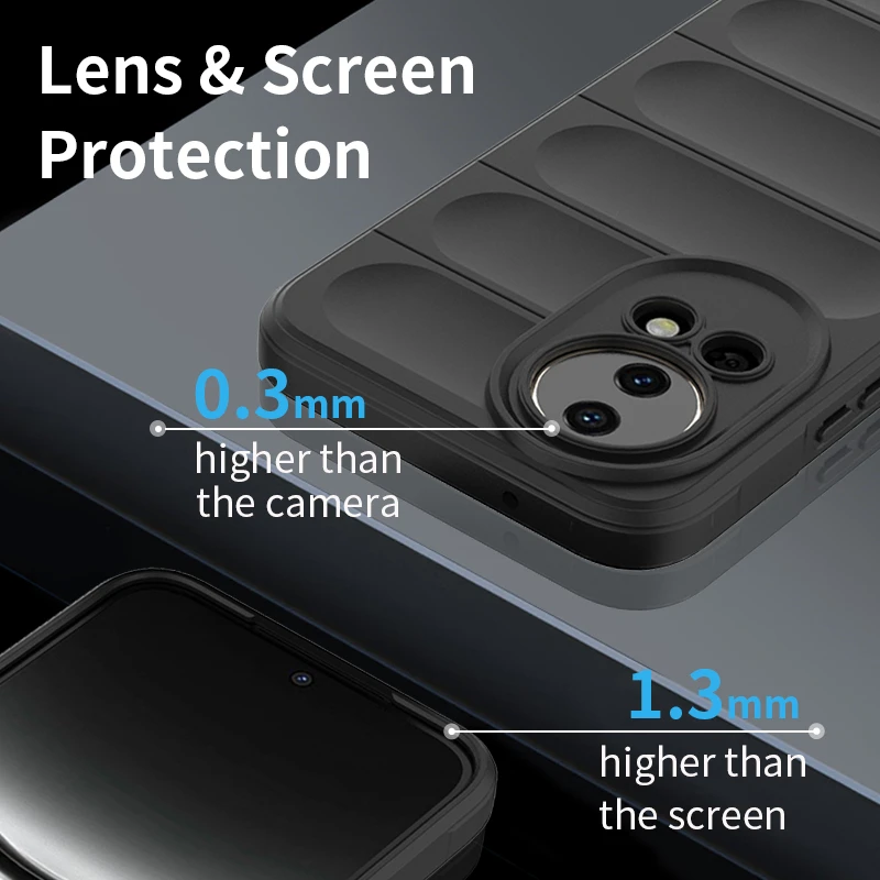 Para cubierta Huawei Nova 13 funda para Huawei Nova 13 Nova13 Capas lente protectora suave teléfono parachoques trasero para Fundas Huawei Nova 13 - imagen 4
