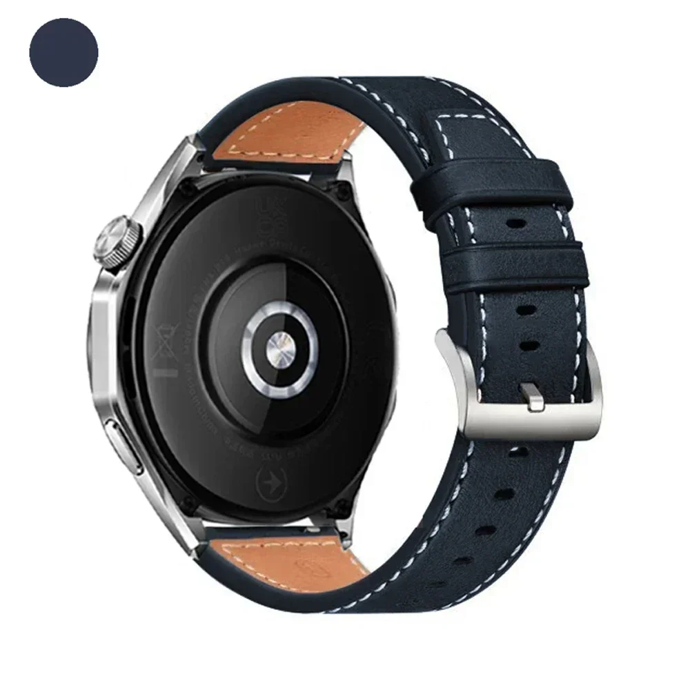 Correa de reloj de cuero de 20/22mm para Xiaomi Mi Watch S2 S1 Pro S3 S4 Color 2 bandas de repuesto para Huami Amazfit GTR/GTS pulsera - imagen 5