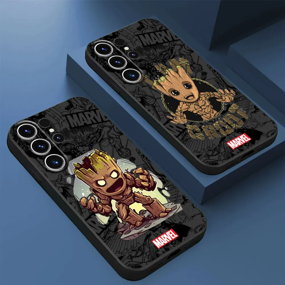Marvel Groot funda de bebé TPU funda suave para Samsung Galaxy S9 S8 S7 S23 24 S10e S21 Ultra 5G S22 Plus S20 FE S10 S8Plus bolsa trasera - imagen 2