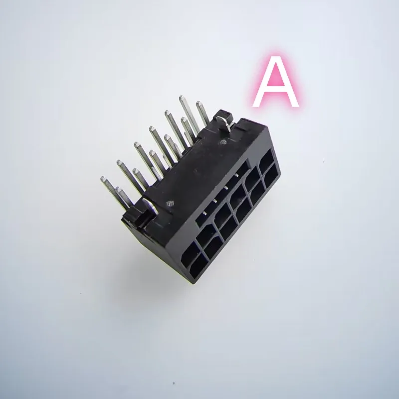 90 grados ordenador GPU ATX 3,0 PCI-E 5,0 12P 16pin 12 + 4P 12VHPWR potencia hembra ángulo recto H ++ conector Jack para tarjeta gráfica - imagen 5