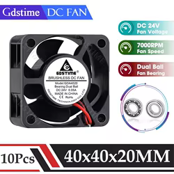 Gdstime Ventilador CPU 40x40x20mm 24V con rodamiento de bolas