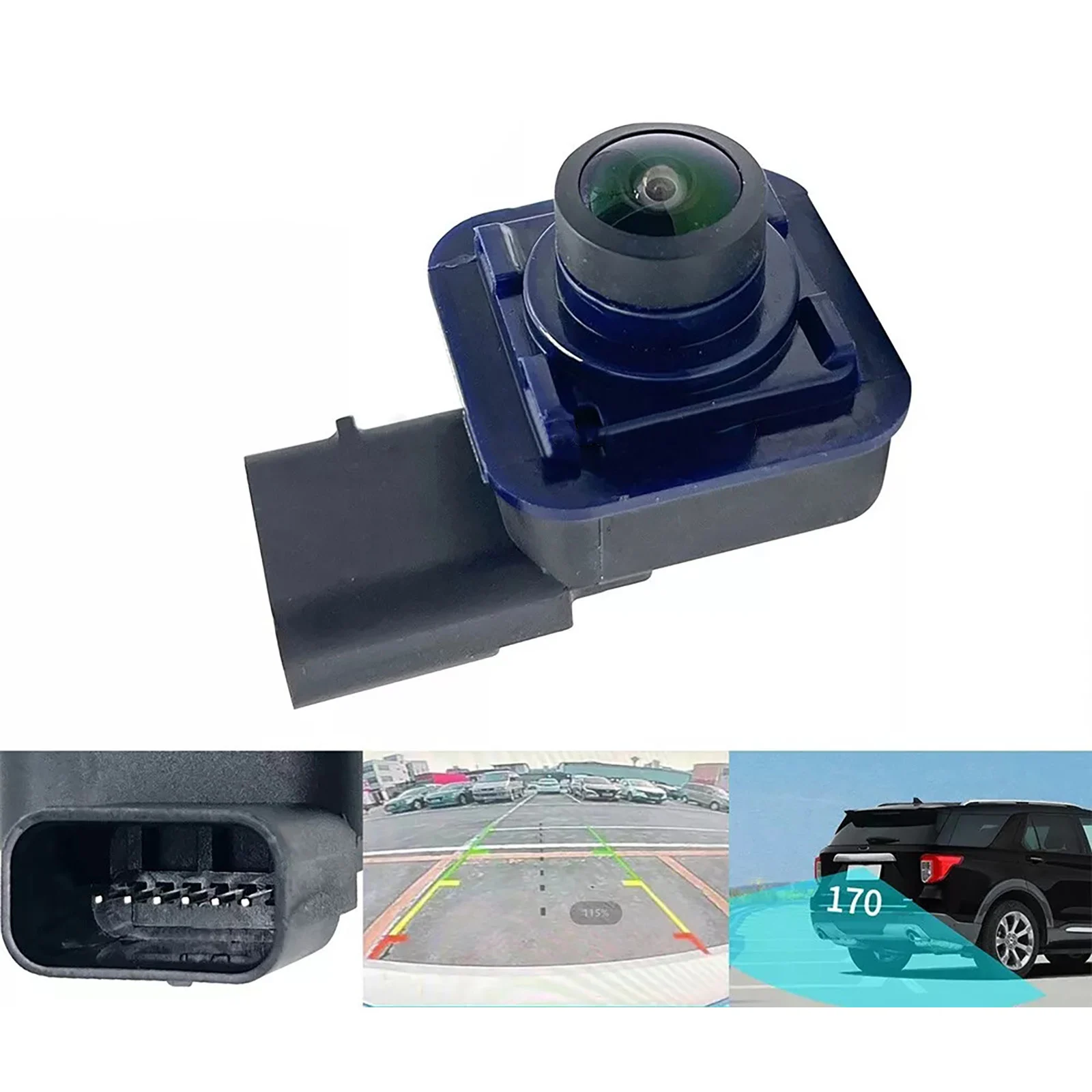 Cámara de visión trasera para aparcamiento de coche, accesorio de repuesto para camioneta Ford F-150, FL3Z19G490D, 2015-2017 FL3Z-19G490-D - imagen 4