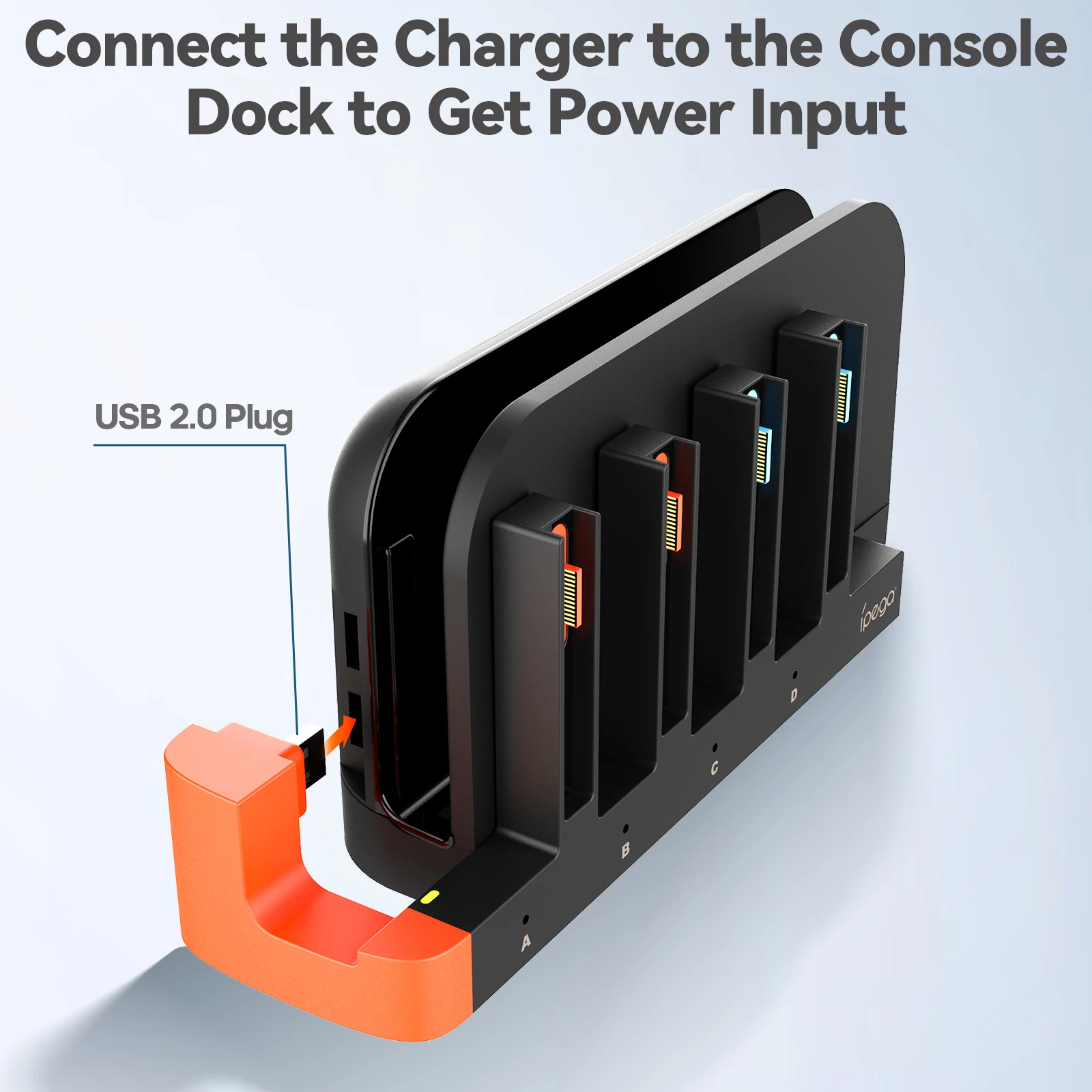 Base de carga para Switch Original & Switch OLED & Switch 2 Joycons controlador inalámbrico base de carga magnética rápida para Switch 2 - imagen 4