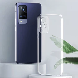 VIVO V21 / V21E Funda Transparente TPU – Protección Trasera Ligera
