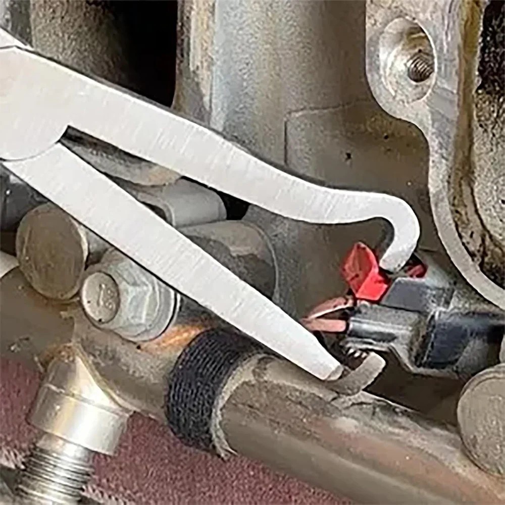 Alicates separados de tubo de aceite para línea de combustible de motocicleta y coche, alicates de desconexión eléctrica, herramientas de reparación automotriz, alicates de extracción de cables - imagen 5