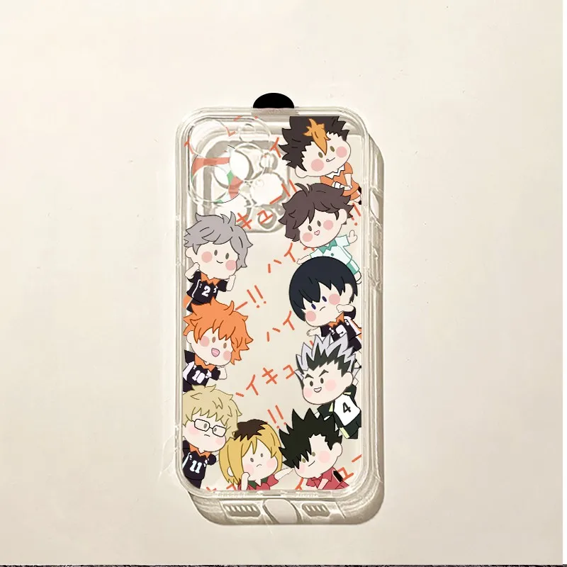 2024 nueva película de Anime Haikyu funda de teléfono para Samsung S24 S23 S22 S21 S20 S10 FE Note20 Note10 Plus Ultra Lite 5G TPU suave transparente - imagen 5