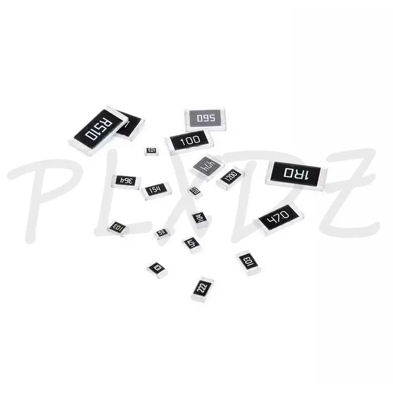 Resistencia SMD 0R ~ 10M 1/4W 100 1206 1% 10 11 12 13 15 16 18 20 22 27 30 33 36 39 43 47 51 56 62 68 75 82, 7,5 piezas 8,2 9,1 R ohm - imagen 3