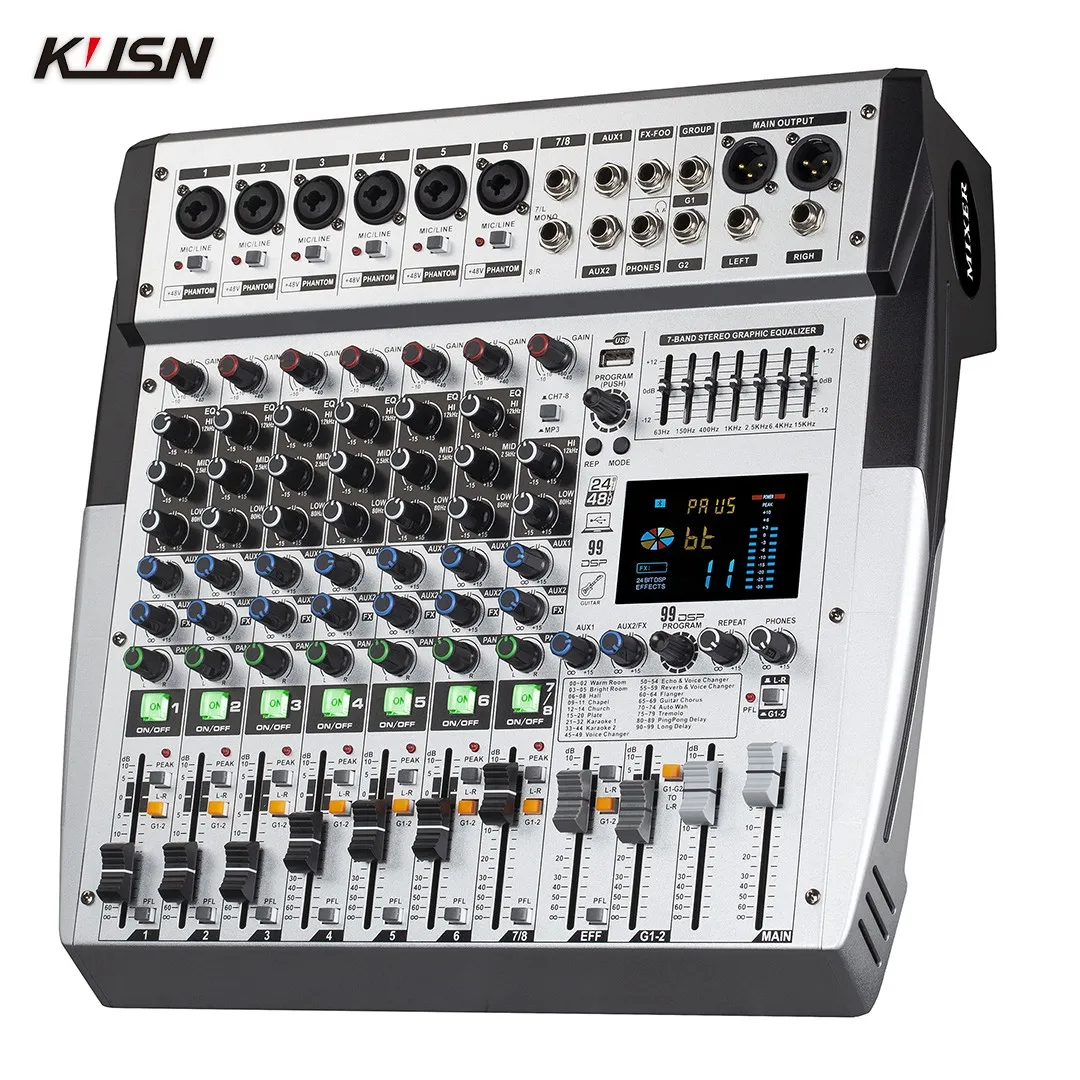 Consola mezcladora de audio 99 DSP de 16 canales Consola mezcladora de sonido profesional de 8/12 canales Soundcraft con Bluetooth USB - imagen 4