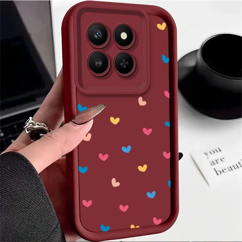Funda de teléfono para Honor 400 Smart /Honor X7D X9D 5G 400, funda inteligente de moda con estrellas, amor, corazón, funda protectora de silicona suave a prueba de golpes - imagen 3