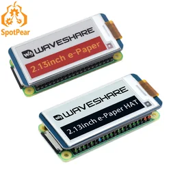 Raspberry Pi HAT Pantalla de Tinta Electrónica SPI 2,13"