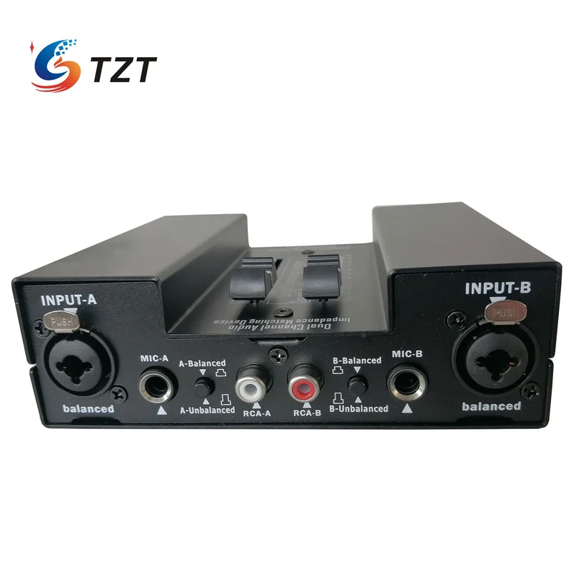 TZT LA2S-PRO Aislador de Audio Profesional Altavoz Medidor de Fase Procesador Digital Audio DI Box con Fader de Volumen de Doble Canal - imagen 5