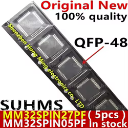 (5 piezas) 100% nuevo MM32SPIN MM32SPIN27PF MM32SPIN05PF QFP-48