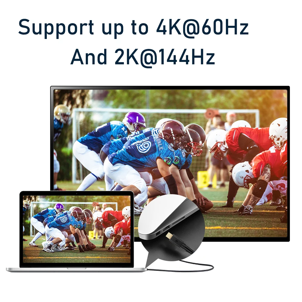 Cable Mini DisplayPort a DisplayPort, 144Hz, 3M, 4K, 60Hz, HDR, bidireccional, DP o a Mini DisplayPort DP - imagen 3