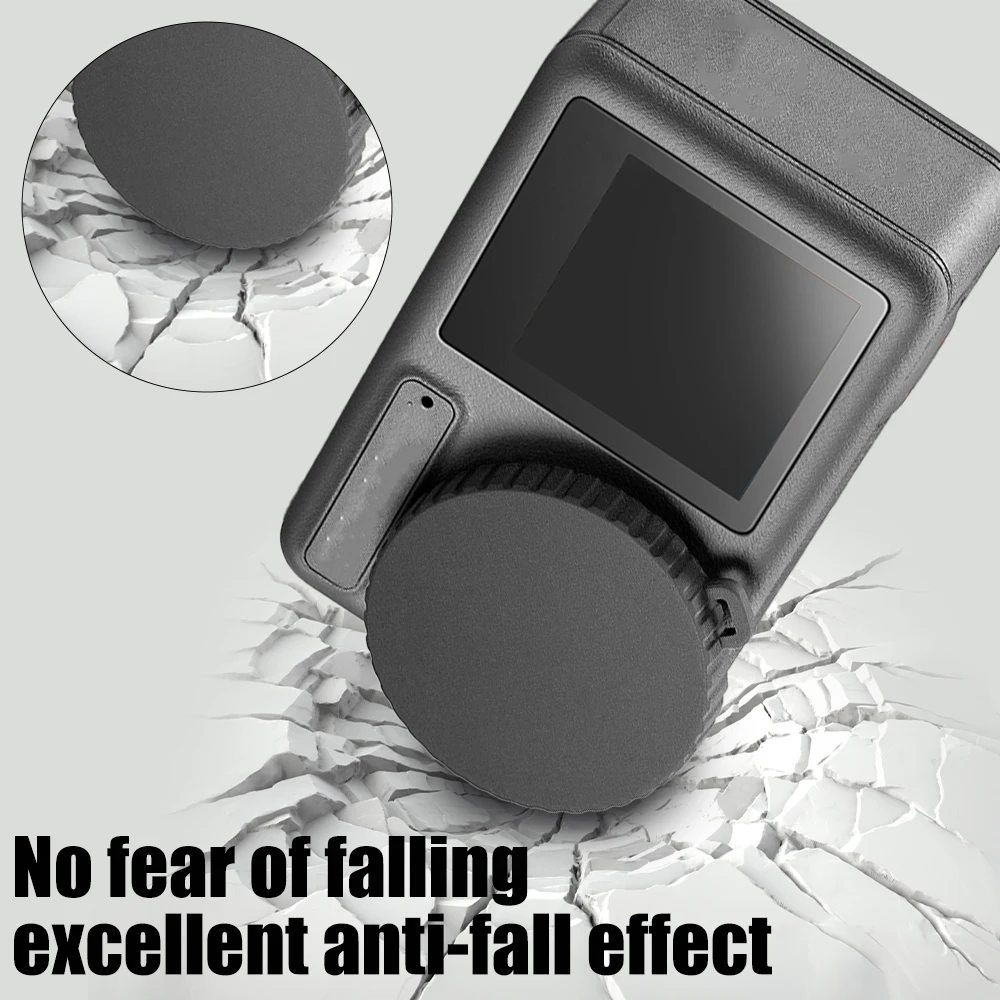 Funda protectora para DJI Osmo Action 5Pro 4 3, lente de cámara deportiva, tapas antideslizantes de silicona suave a prueba de polvo para DJI Action - imagen 3