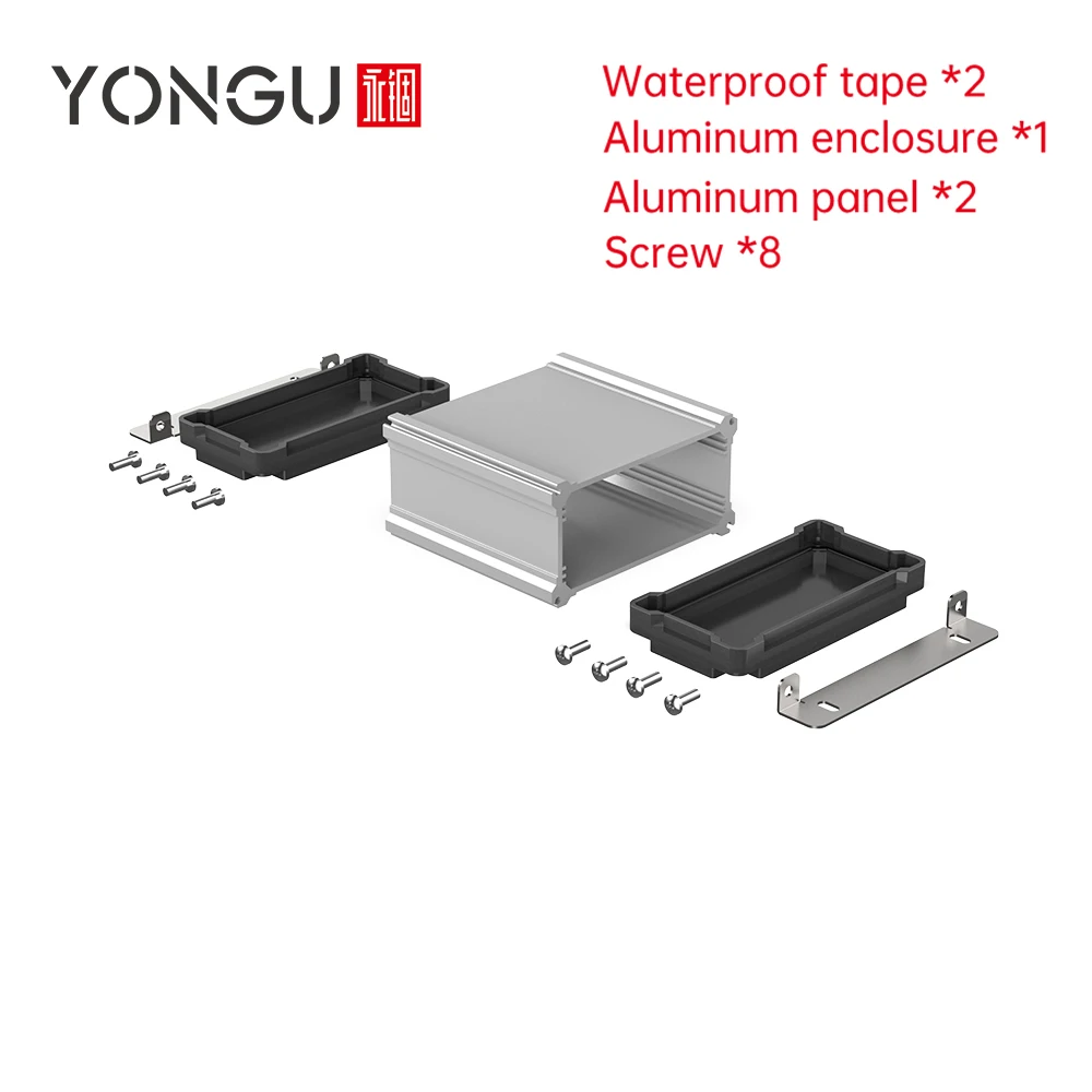 Caja de proyectos electrónicos para exteriores OEM, carcasa de instrumentos de procesamiento personalizada, caja impermeable de aluminio M07 90*45MM - imagen 2