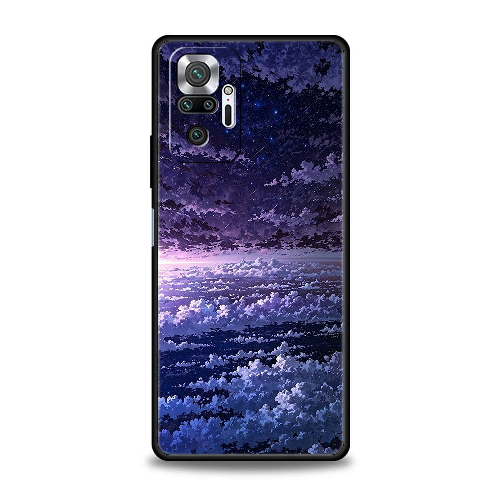 Funda de teléfono con pintura brillante al atardecer para Xiaomi Redmi Note 14, 5G, 13, 12, 10, 11 Pro Plus, 4G, 14C, 13C, 12C, 10C, 9C, TPU - imagen 3
