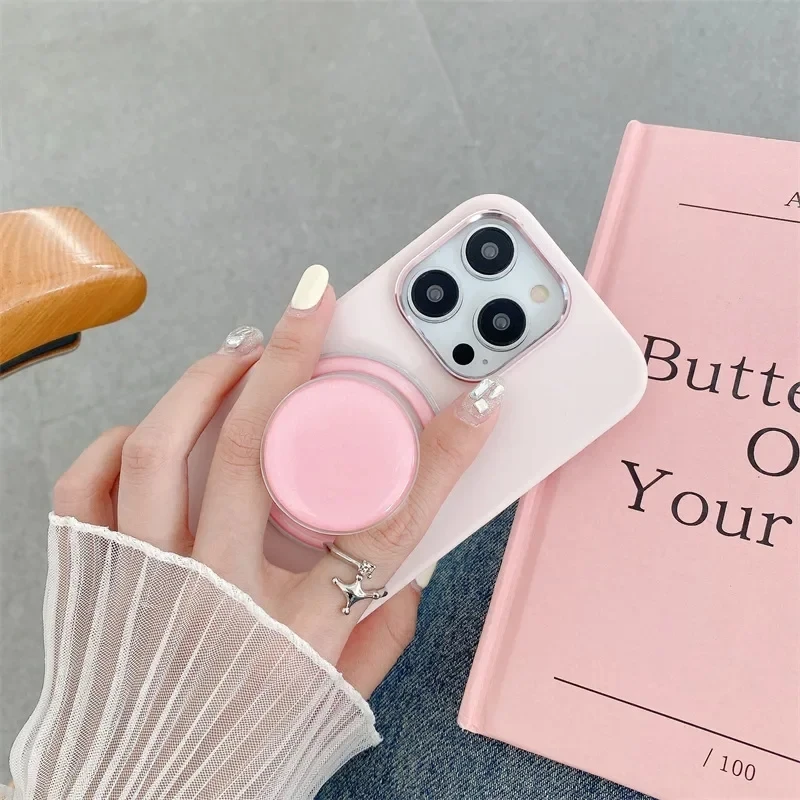 Soporte para teléfono móvil, soporte de bolsillo plegable magnético para Magsafe, IPhone, Samsung, Mac, anillo seguro, soporte expansible para dedo - imagen 5