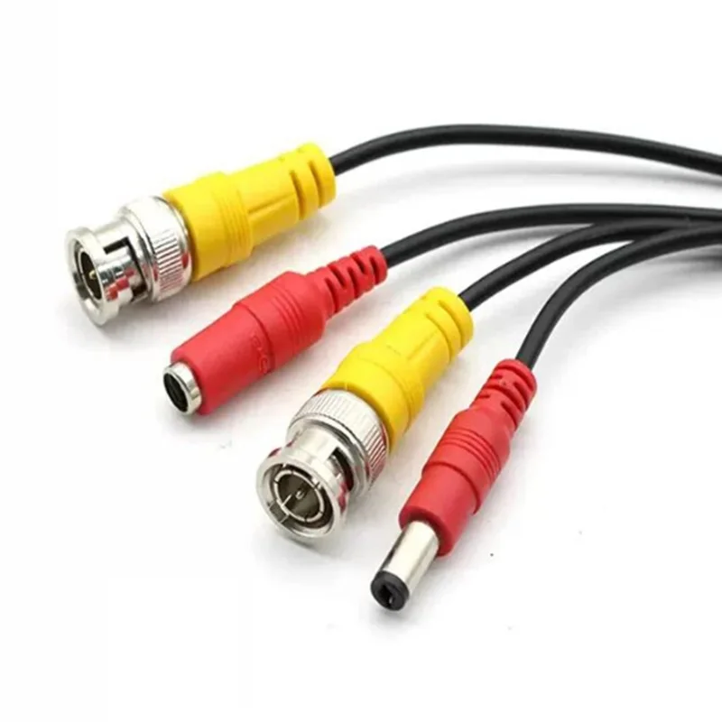 Conector BNC + CC de 5-50m, Cable CCTV BNC 2 en 1, Cable de vídeo BNC, cámara CCTV de seguridad, alimentación CC, cable de sistema DVR de vigilancia AHD CVI - imagen 5
