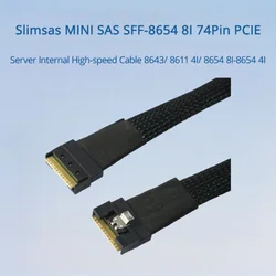 SlimSAS Cable Mini SAS SFF-8654 8i a SFF-8643/8611 4i