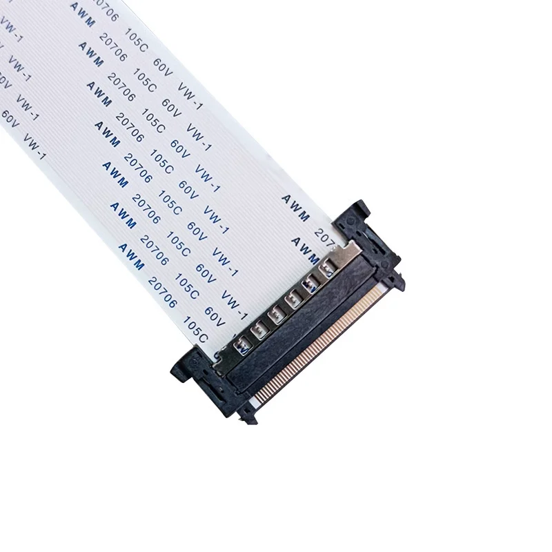 41Pin 51Pin I-PEX 4K HDTV LVDS Cable de cinta de alta calidad AWM 20706 20861 105C 60V VW-1 41P 51P adelante/atrás - imagen 2