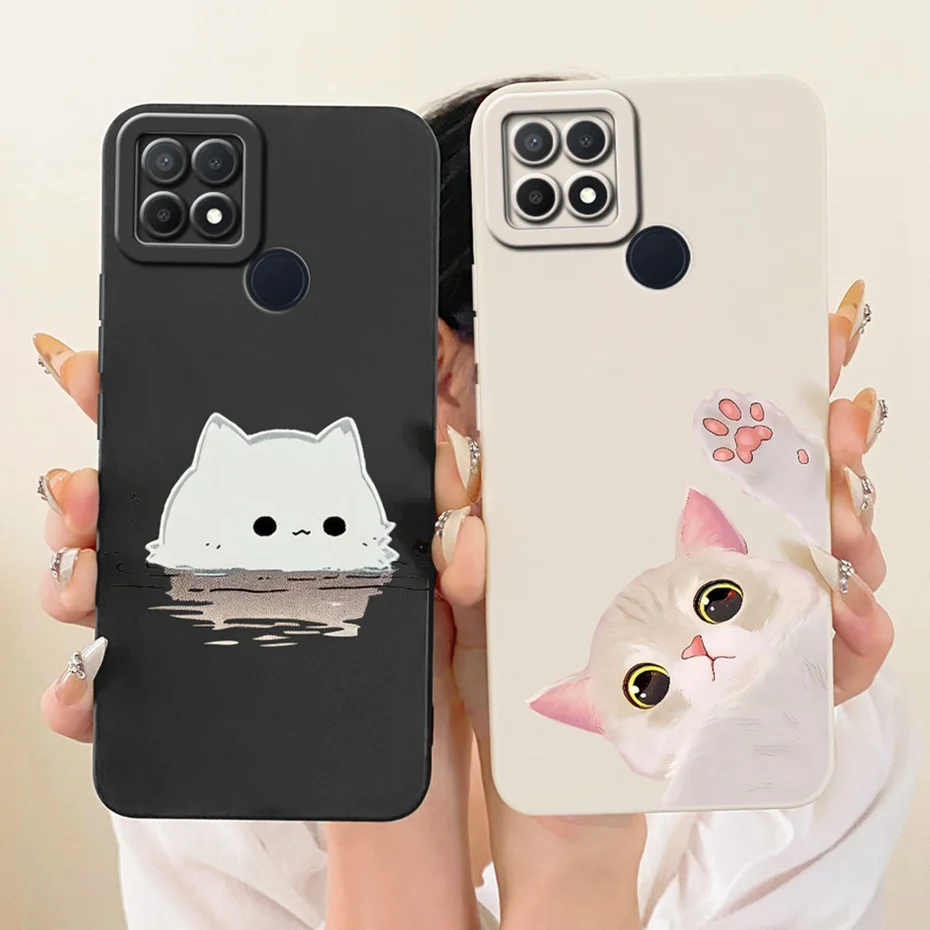Nueva funda de teléfono de moda para OPPO A15 A15s fundas de silicona suave para Oppo A15 A15S 4G fundas a prueba de golpes parachoques - imagen 3