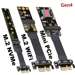 Adaptador PCIe 4.0 x1 para SSD M.2 NVMe – Extensión Key-M/A.E