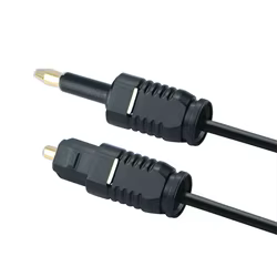 Cable de Audio Toslink con enchufe de 3,5mm, Cable de fibra óptica SPDIF Digital chapado en oro para altavoz, reproductor Blu-ray, amplificador de potencia Xbox