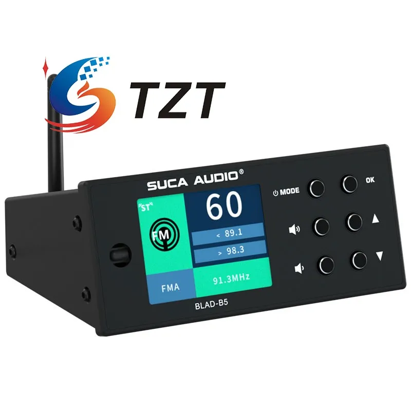TZT-BLAD-B5 de AUDIO SUCA, receptor Bluetooth, decodificador de Audio Hifi DAC con pantalla de 2,4 "para amplificadores y altavoces - imagen 5