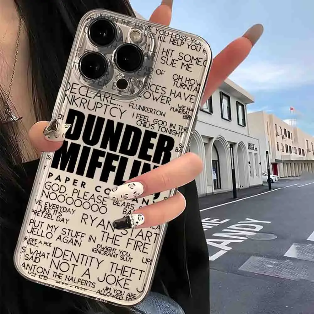 Funda de teléfono de la serie de Tv de la Oficina para Samsung S24, S23, S22, S21, S20, S10 FE, Note20, Note10 Plus, Ultra Lite, 5G, transparente, suave, TPU - imagen 4