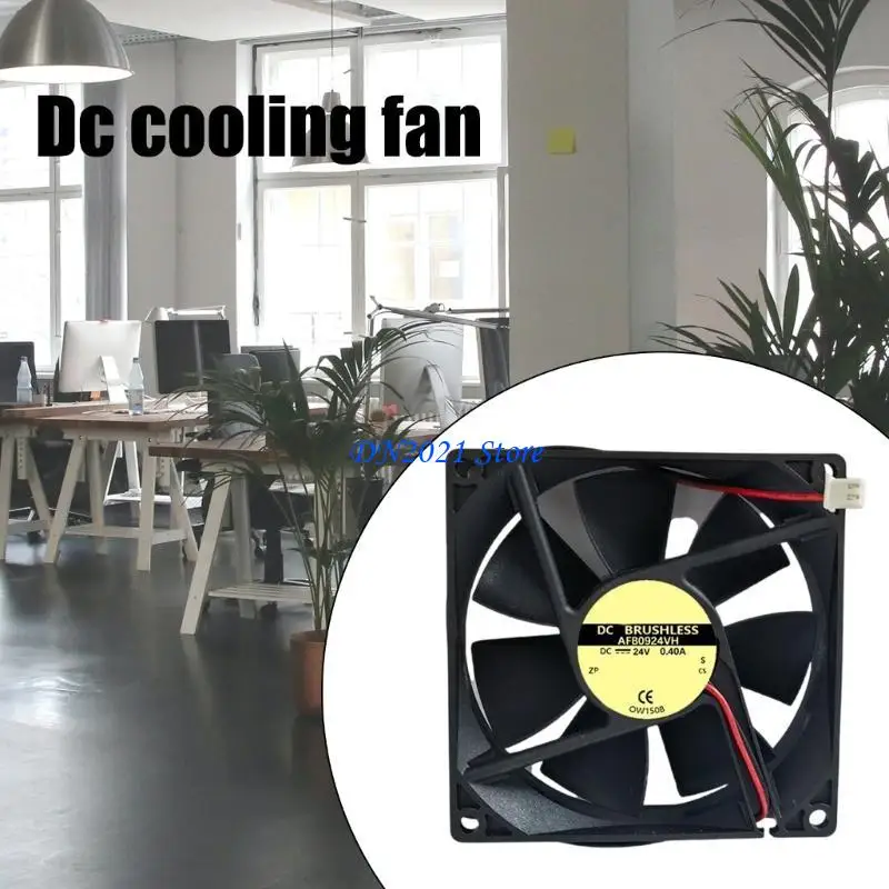 F3KE AFB0924VH 24V 0.4A 9025 90 mmx25mm Computer PC Case Ventilador 24V 0.4A 3500RPM - imagen 5