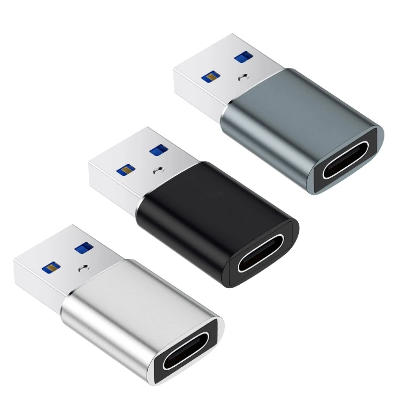 Adaptador USB 3,0 tipo C hembra a USB macho adaptador para teléfono móvil convertidor USB C convertidor de transferencia de datos de 5Gbps para ordenadores portátiles PC