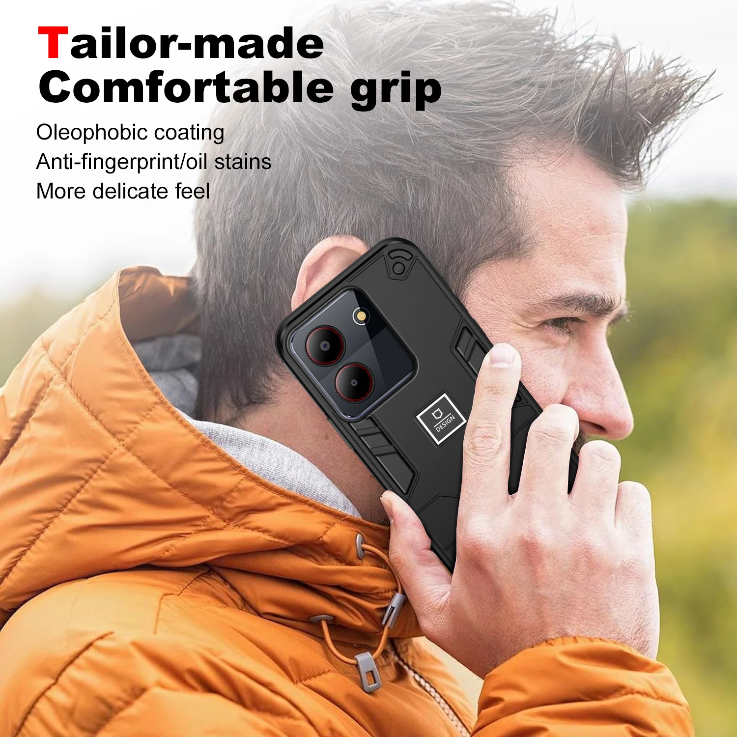 Funda de armadura para ZTE Blade A54 A 54 BladeA54, funda de lujo para cámara completa, protección de silicona A prueba de golpes, funda dura para teléfono ZTEBladeA54 Coque - imagen 4