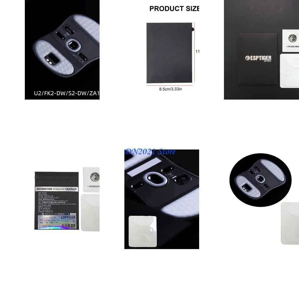 Patinetes mouse F3ke Pies mouse Precis Ptfe Glides ratón para Zowie DW ZA13-DW