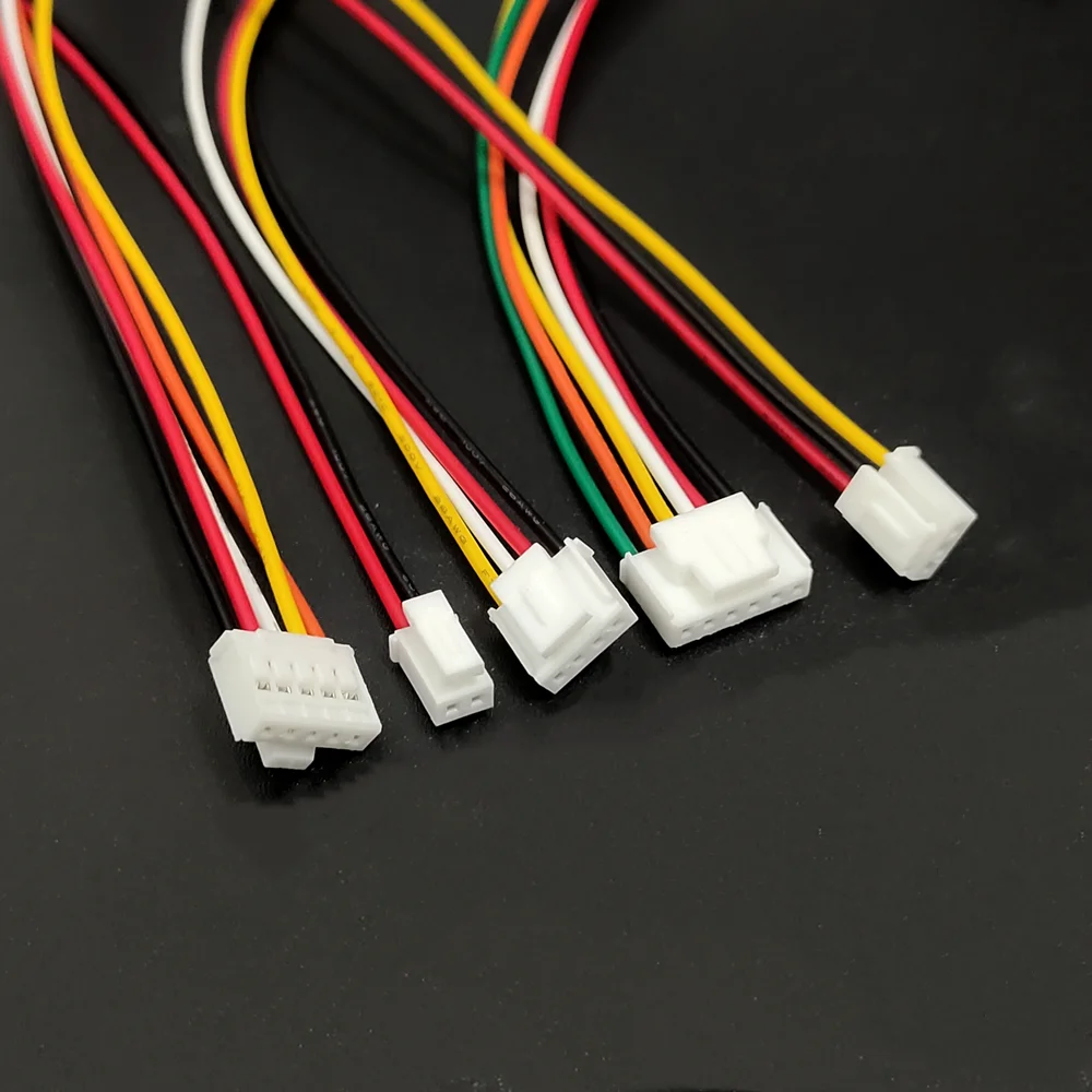 5 uds HY2.0 a línea Dupont Cable electrónico-2P/3P/4P/5P/6P/8P/10 pines a conector de Cable macho/hembra Dupont de 2,54mm 26AWG Cable de 20cm - imagen 3