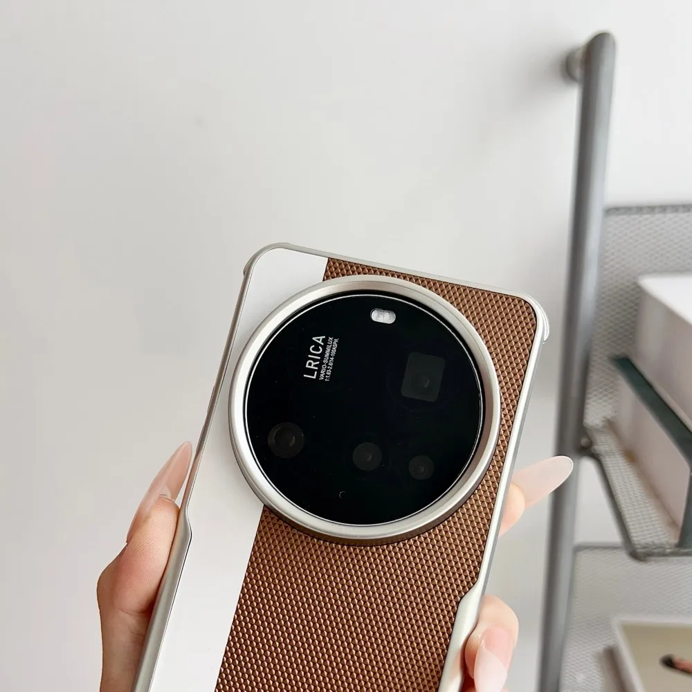 Para Huawei Honor Magic 7 Pro funda de lujo de cuero PU revestimiento mate funda protectora trasera para Honor Magic 7 7Pro carcasa de teléfono - imagen 2