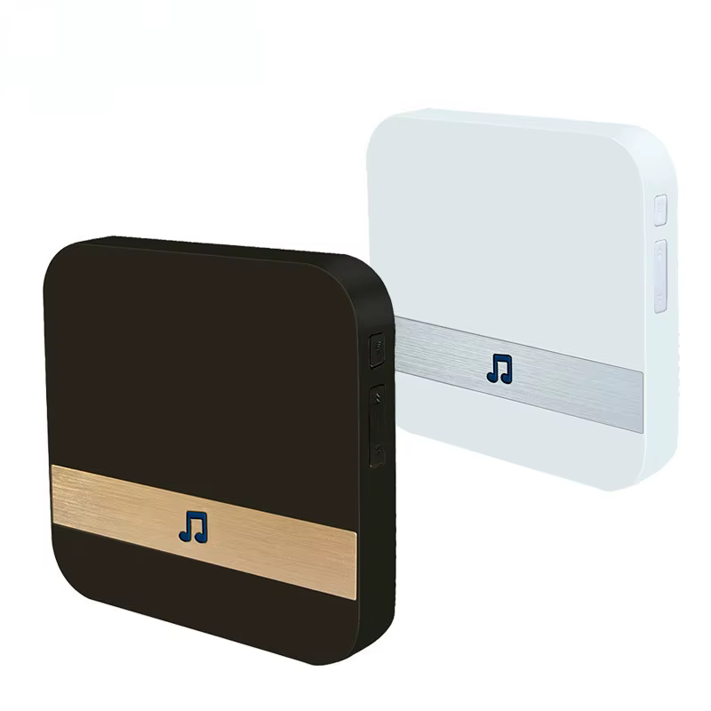 Timbre de puerta inalámbrico con Wifi, receptor de música para seguridad del hogar, intercomunicador interior, 10-110dB, 433MHz