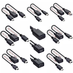 Cable Divisor USB-C Hembra a Doble Macho – Carga y Datos
