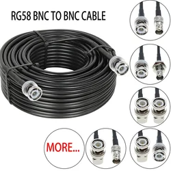 Cable Coaxial RG58 BNC Macho a Hembra – Conector Latón 90º